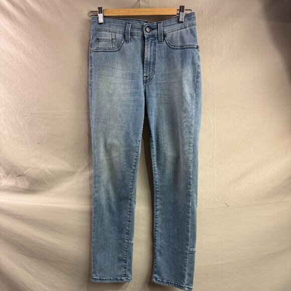 JONNY-Q Straight Leg Jeans With Rhinestone Embellishment Blue - Picture 3 of 8